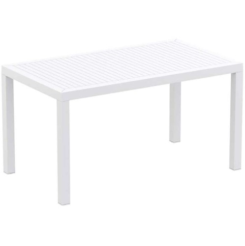 ARES ΤΡΑΠΕΖΙ 140Χ80Χ75εκ. WHITE ΠΟΛ/ΝΙΟΥ