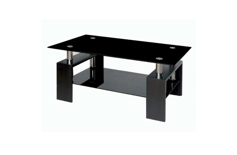 LINEA ΜΑΥΡΑ ΤΖΑΜΙΑ 100Χ60Χ42εκ.ΤΡΑΠΕΖΙ ΣΑΛΟΝΙΟΥ