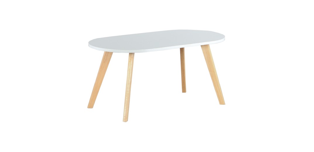 MARA ΛΕΥΚΟ 100Χ50Χ45εκ.ΤΡΑΠΕΖΙ ΣΑΛΟΝΙΟΥ