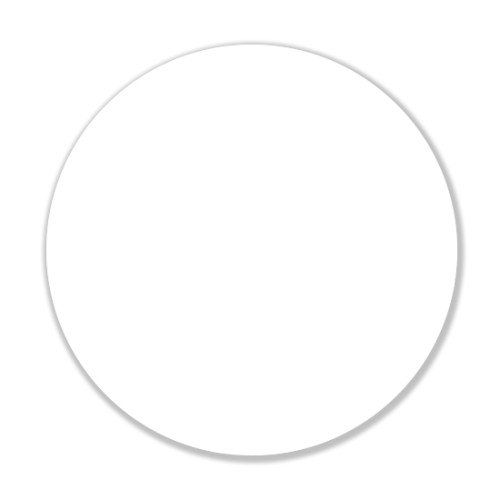 HPL Φ69 ΕΠΙΦΑΝΕΙΑ WHITE 12mm