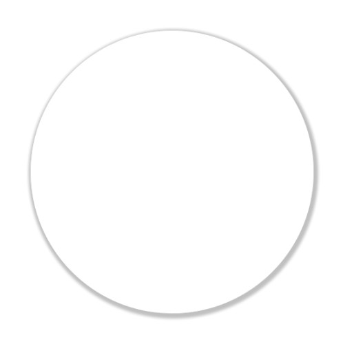 HPL Φ69 ΕΠΙΦΑΝΕΙΑ WHITE 12mm