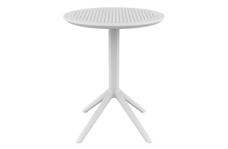 SKY WHITE Φ60X74εκ. ΤΡΑΠΕΖΙ ΠΤΥΣ/ΝΟ ΠΟΛ/ΝΙΟΥ