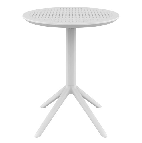 SKY WHITE Φ60X74εκ. ΤΡΑΠΕΖΙ ΠΤΥΣ/ΝΟ ΠΟΛ/ΝΙΟΥ