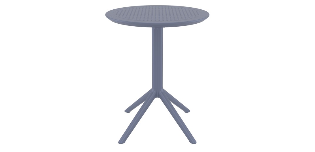 SKY DARK GREY Φ60X74εκ. ΤΡΑΠΕΖΙ ΠΤΥΣ/ΝΟ ΠΟΛ/ΝΙΟΥ