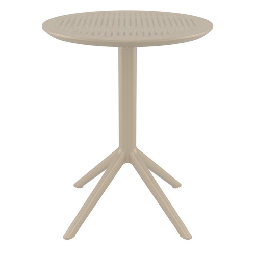 SKY TAUPE Φ60X74εκ. ΤΡΑΠΕΖΙ ΠΤΥΣ/ΝΟ ΠΟΛ/ΝΙΟΥ