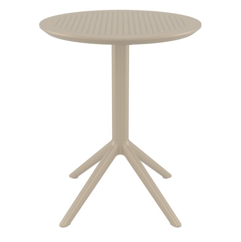 SKY TAUPE Φ60X74εκ. ΤΡΑΠΕΖΙ ΠΤΥΣ/ΝΟ ΠΟΛ/ΝΙΟΥ