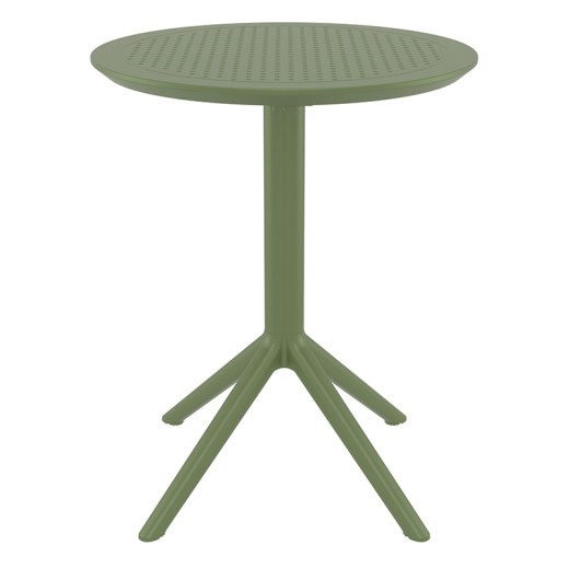 SKY OLIVE GREEN Φ60X74εκ. ΤΡΑΠΕΖΙ ΠΤΥΣ/ΝΟ ΠΟΛ/ΝΙΟΥ
