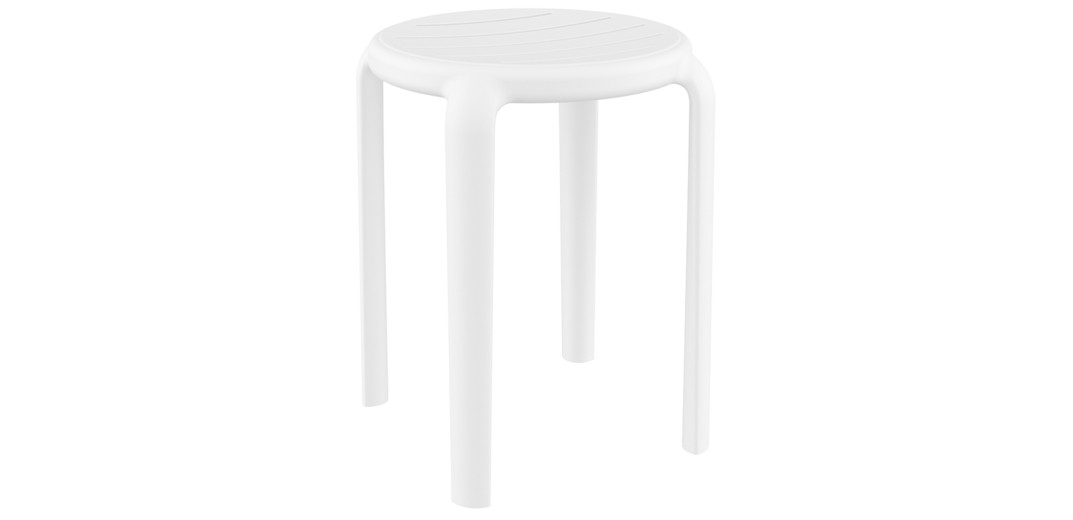 TOM 45εκ. ΣΚΑΜΠΟ WHITE ΠΟΛ/ΝΙΟΥ