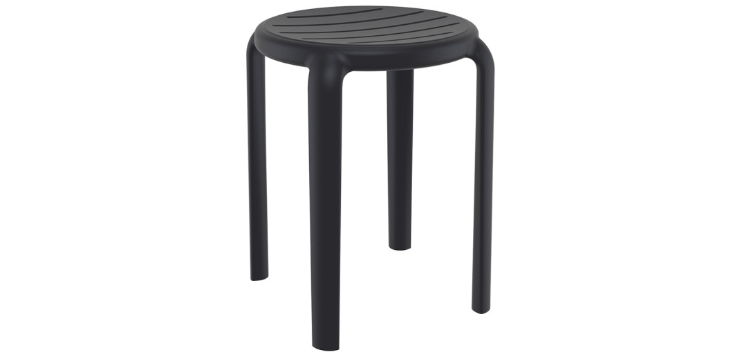 TOM 45εκ. ΣΚΑΜΠΟ BLACK ΠΟΛ/ΝΙΟΥ