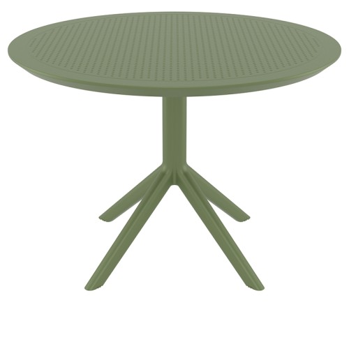 SKY OLIVE GREEN Φ105X74εκ. ΤΡΑΠΕΖΙ ΠΟΛ/ΝΙΟΥ