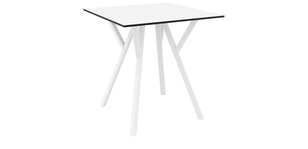 MAX ΤΡΑΠΕΖΙ 70Χ70Χ74εκ. WHITE LAMINATE 12mm