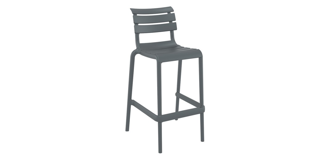 HELEN 75εκ. ΣΚΑΜΠΟ DARK GREY ΠΟΛ/ΝΙΟΥ