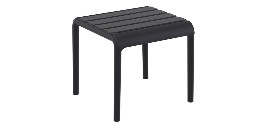 PARIS BLACK ΤΡΑΠΕΖΙ 42X41X40εκ. ΠΟΛ/ΝΙΟΥ