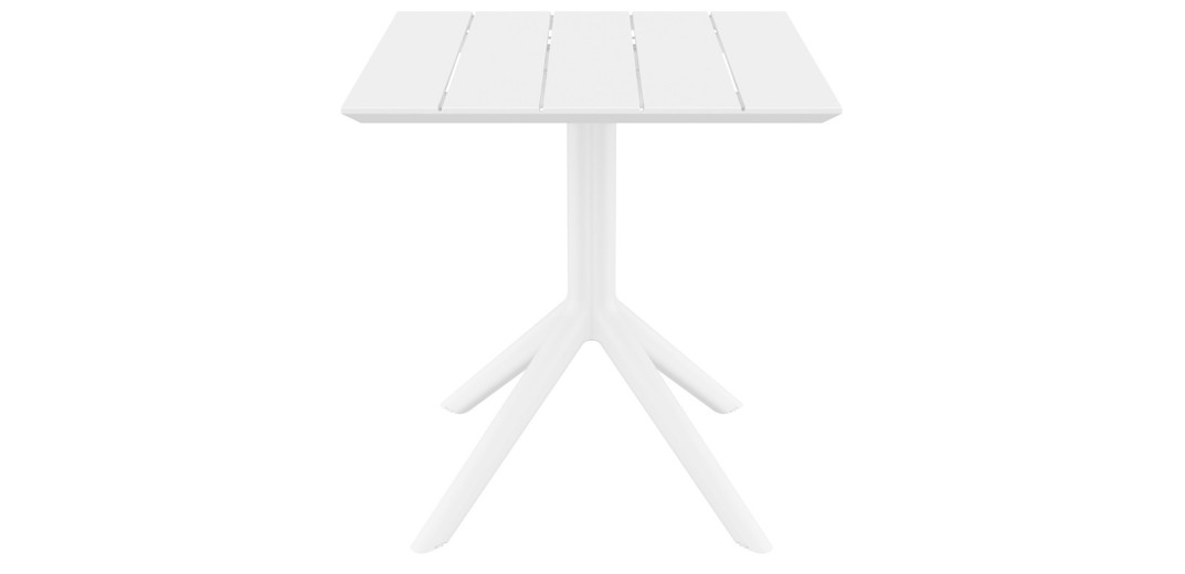 PARIS WHITE 70X70X74εκ. ΤΡΑΠΕΖΙ ΠΟΛ/ΝΙΟΥ