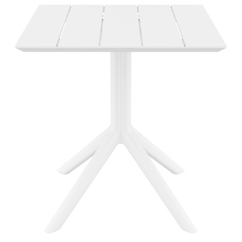 PARIS WHITE 70X70X74εκ. ΤΡΑΠΕΖΙ ΠΟΛ/ΝΙΟΥ