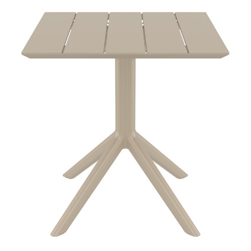 PARIS TAUPE 70X70X74εκ. ΤΡΑΠΕΖΙ ΠΟΛ/ΝΙΟΥ