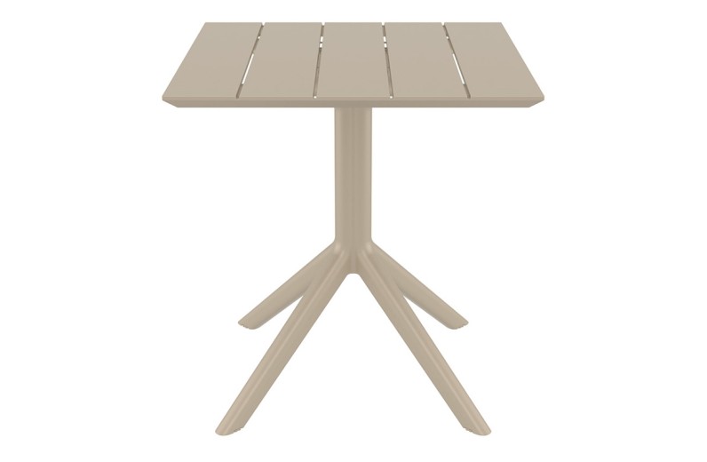 PARIS TAUPE 70X70X74εκ. ΤΡΑΠΕΖΙ ΠΟΛ/ΝΙΟΥ