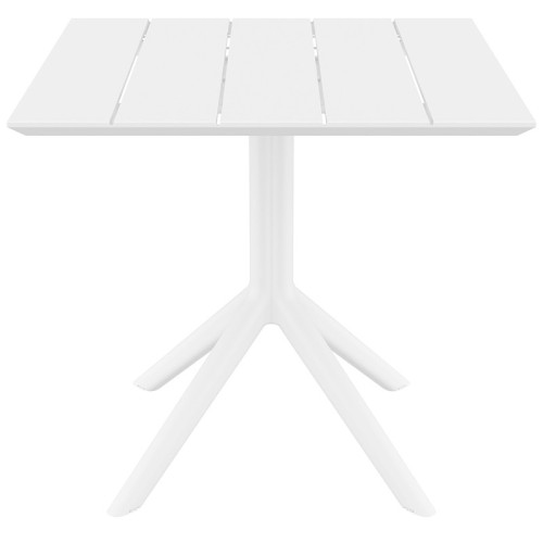 PARIS WHITE 80X80X74εκ. ΤΡΑΠΕΖΙ ΠΟΛ/ΝΙΟΥ