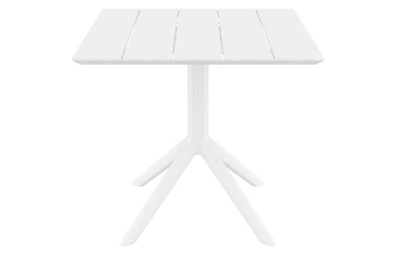 PARIS WHITE 80X80X74εκ. ΤΡΑΠΕΖΙ ΠΟΛ/ΝΙΟΥ