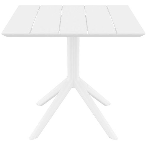 PARIS WHITE 80X80X74εκ. ΤΡΑΠΕΖΙ ΠΟΛ/ΝΙΟΥ