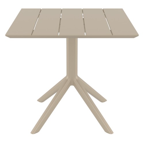 PARIS TAUPE 80X80X74εκ. ΤΡΑΠΕΖΙ ΠΟΛ/ΝΙΟΥ