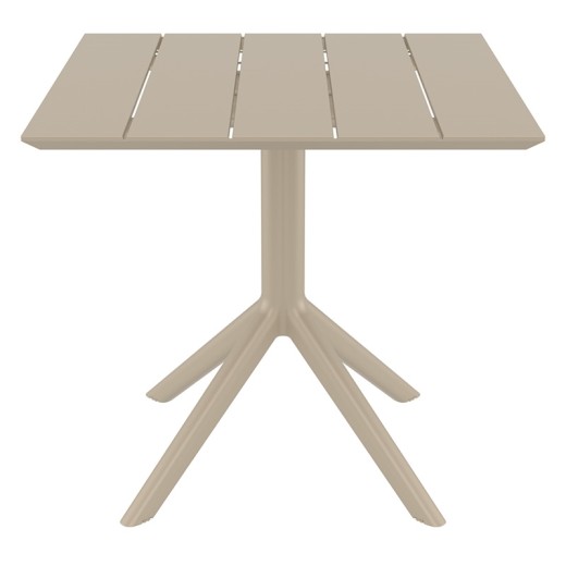 PARIS TAUPE 80X80X74εκ. ΤΡΑΠΕΖΙ ΠΟΛ/ΝΙΟΥ