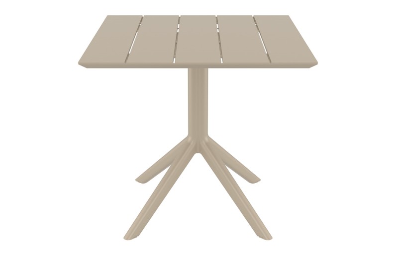 PARIS TAUPE 80X80X74εκ. ΤΡΑΠΕΖΙ ΠΟΛ/ΝΙΟΥ