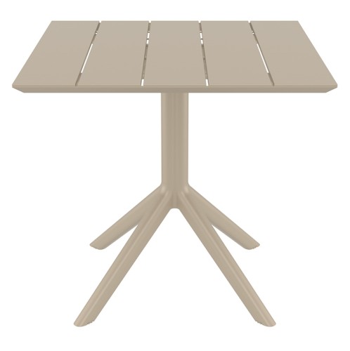 PARIS TAUPE 80X80X74εκ. ΤΡΑΠΕΖΙ ΠΟΛ/ΝΙΟΥ