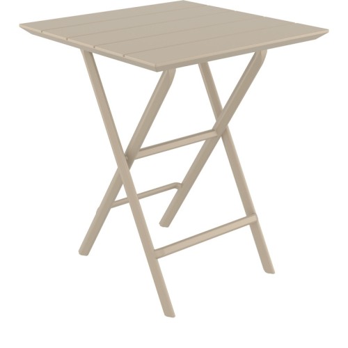 HELEN TAUPE 60Χ60X74εκ. ΤΡΑΠΕΖΙ ΠΤΥΣ/ΝΟ ΠΟΛ/ΝΙΟΥ