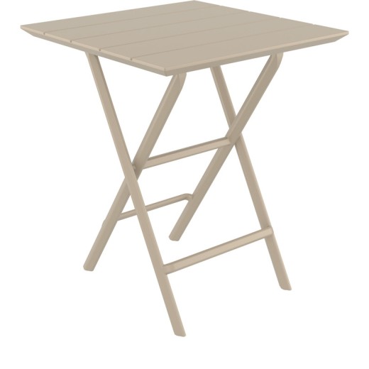 HELEN TAUPE 60Χ60X74εκ. ΤΡΑΠΕΖΙ ΠΤΥΣ/ΝΟ ΠΟΛ/ΝΙΟΥ