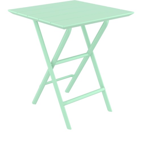 HELEN OPALINE GREEN 60Χ60X74εκ. ΤΡΑΠΕΖΙ ΠΤΥΣ/ΝΟ ΠΟΛ/ΝΙΟΥ