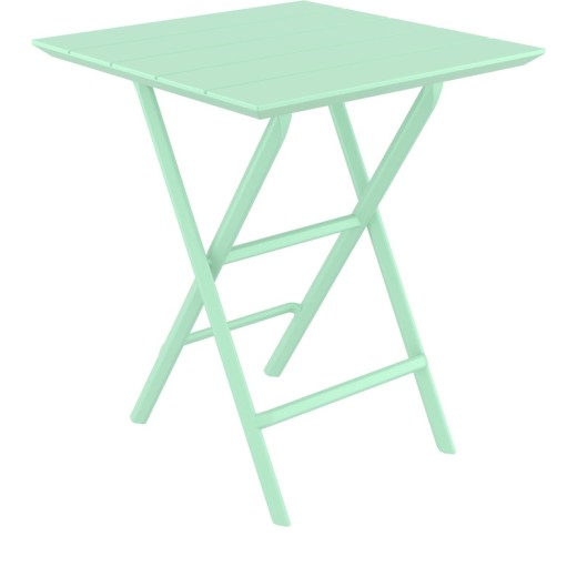 HELEN OPALINE GREEN 60Χ60X74εκ. ΤΡΑΠΕΖΙ ΠΤΥΣ/ΝΟ ΠΟΛ/ΝΙΟΥ