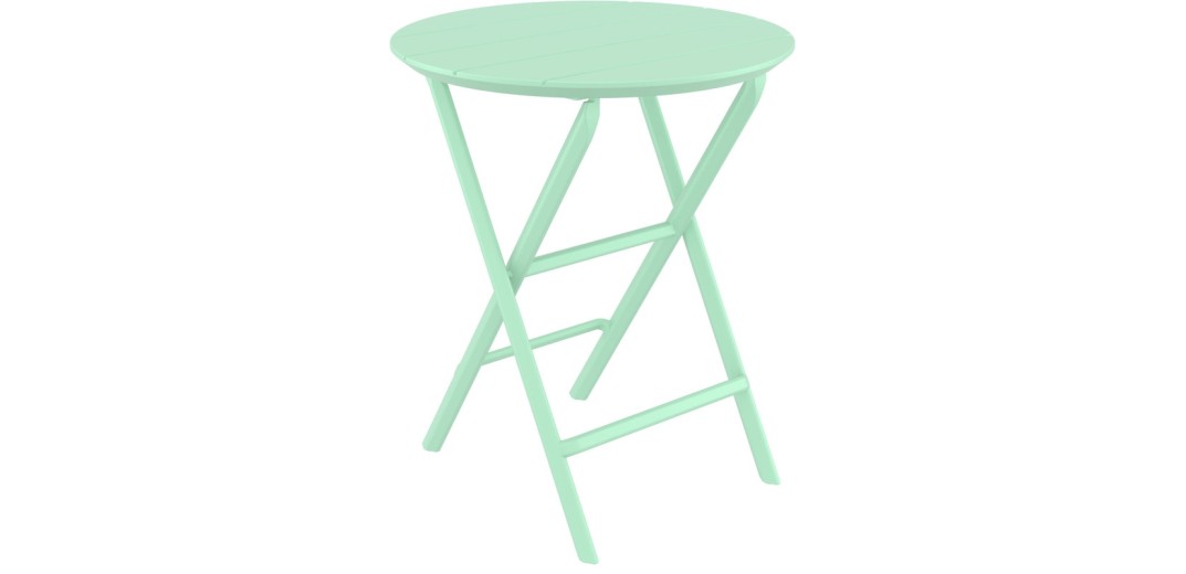 HELEN OPALINE GREEN Φ60X74εκ. ΤΡΑΠΕΖΙ ΠΤΥΣ/ΝΟ ΠΟΛ/ΝΙΟΥ