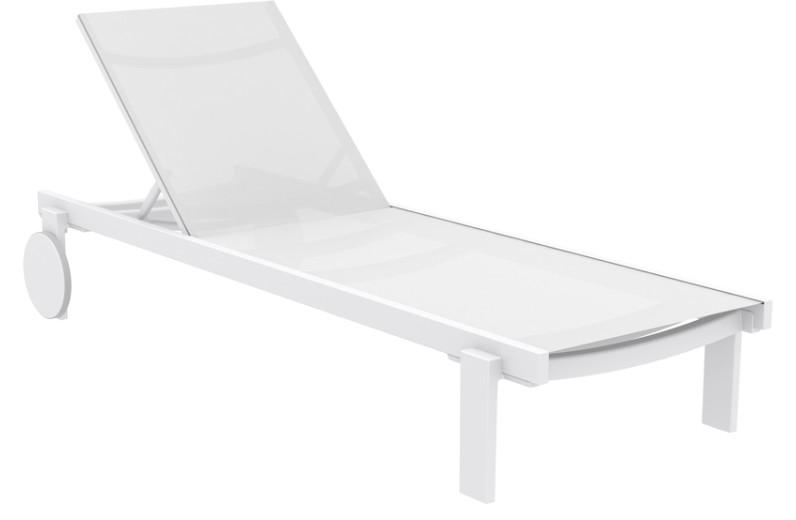 CASABLANCA ΞΑΠΛΩΣΤΡΑ WHITE/WHITE ΑΛΟΥΜ-ΠΟΛ/ΝΙΟΥ