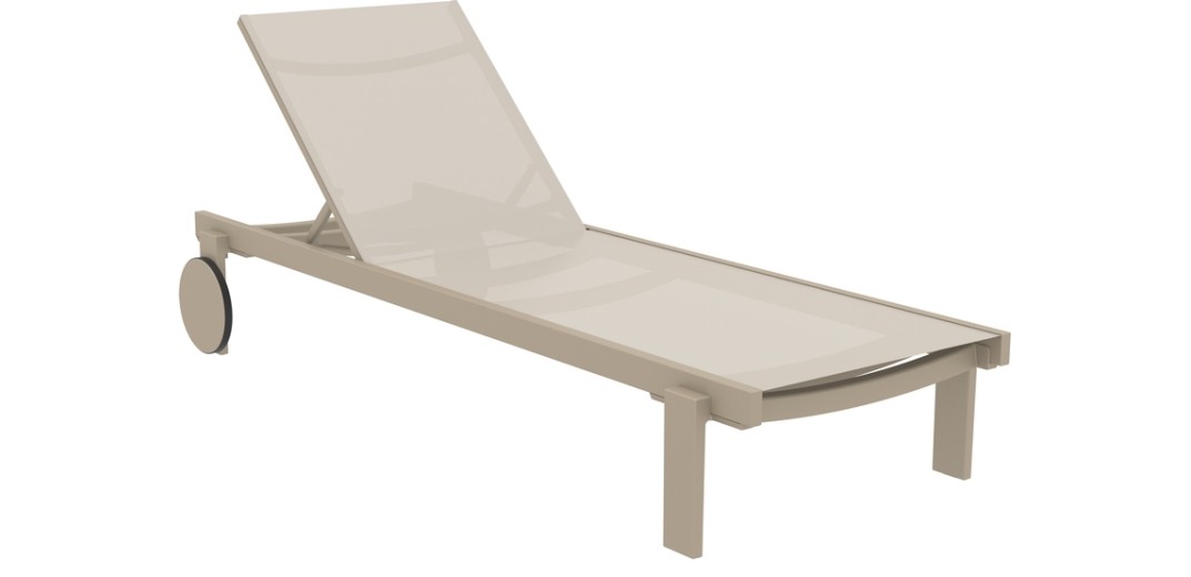 CASABLANCA ΞΑΠΛΩΣΤΡΑ TAUPE/TAUPE ΑΛΟΥΜ-ΠΟΛ/ΝΙΟΥ