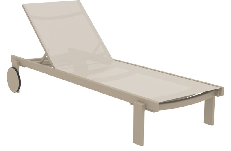 CASABLANCA ΞΑΠΛΩΣΤΡΑ TAUPE/TAUPE ΑΛΟΥΜ-ΠΟΛ/ΝΙΟΥ