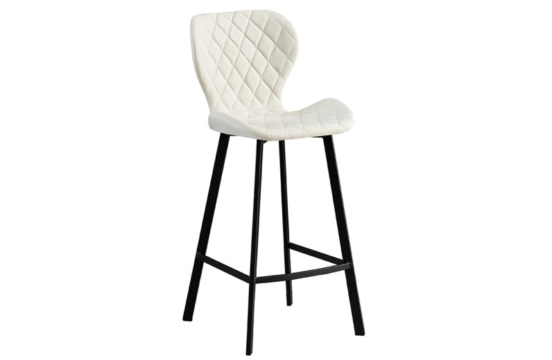 MARTIN OFF WHITE ΥΦΑΣΜΑ(Σ2)73εκ.ΣΚΑΜΠΟ ΜΕΤΑΛΛΙΚΟ 2τμχ.