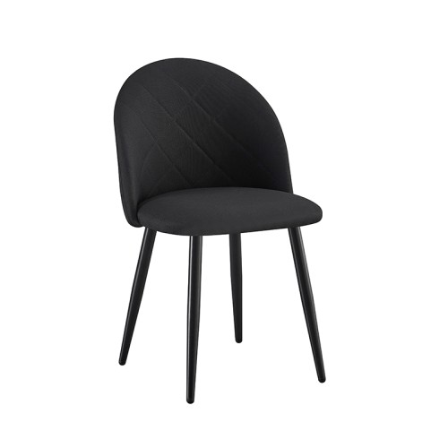 RIO ΜΑΥΡΟ/ΜΑΥΡΟ ΥΦΑΣΜΑ(Σ4)ΚΑΡΕΚΛΑ ΜΕΤΑΛΛΙΚΗ 4τμχ.