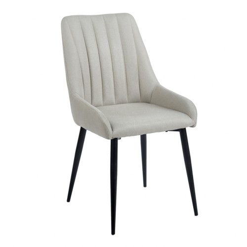 JULIA L. BEIGE ΥΦΑΣΜΑ ΚΑΡΕΚΛΑ ΜΕΤΑΛΛΙΚΗ