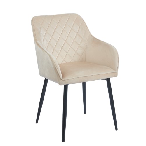 SIENA BEIGE VELVET ΥΦΑΣΜΑ ΠΟΛΥΘΡΟΝΑ ΜΕΤΑΛΛΙΚΗ