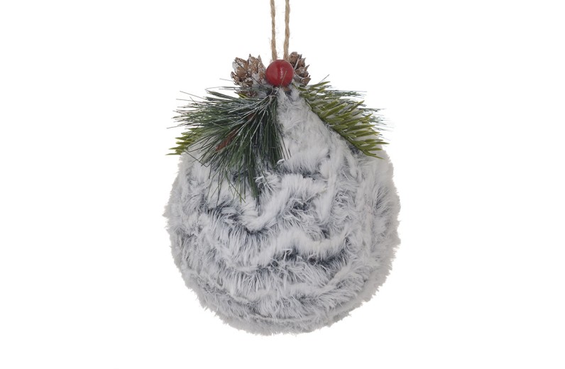 Μπάλα Xmas Σετ Των 4 - 10cm  x 10cm  x 10cm
