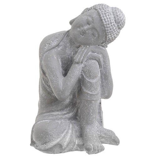 INART Επιτραπέζιο Διακοσμητικό - 16cm x 25cm x 16cm - Γκρί - Πολυρεσίνη