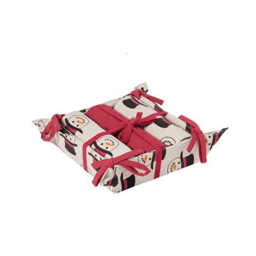 SNOW 2522 ΣΕΤ 4 ΤΕΜ ΠΕΤΣΕΤΑ ΚΟΥΖΙΝΑΣ-ΚΑΛΑΘΙ (ΚΑΛΑΘΙ 32Χ32)+3(40Χ70)