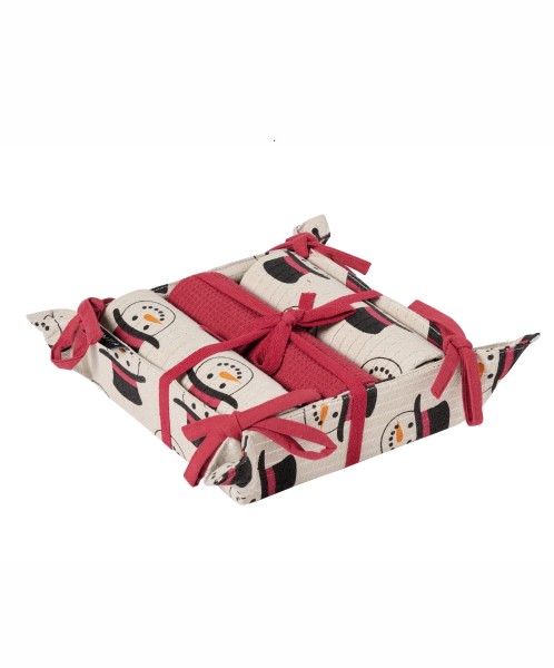 SNOW 2522 ΣΕΤ 4 ΤΕΜ ΠΕΤΣΕΤΑ ΚΟΥΖΙΝΑΣ-ΚΑΛΑΘΙ (ΚΑΛΑΘΙ 32Χ32)+3(40Χ70)