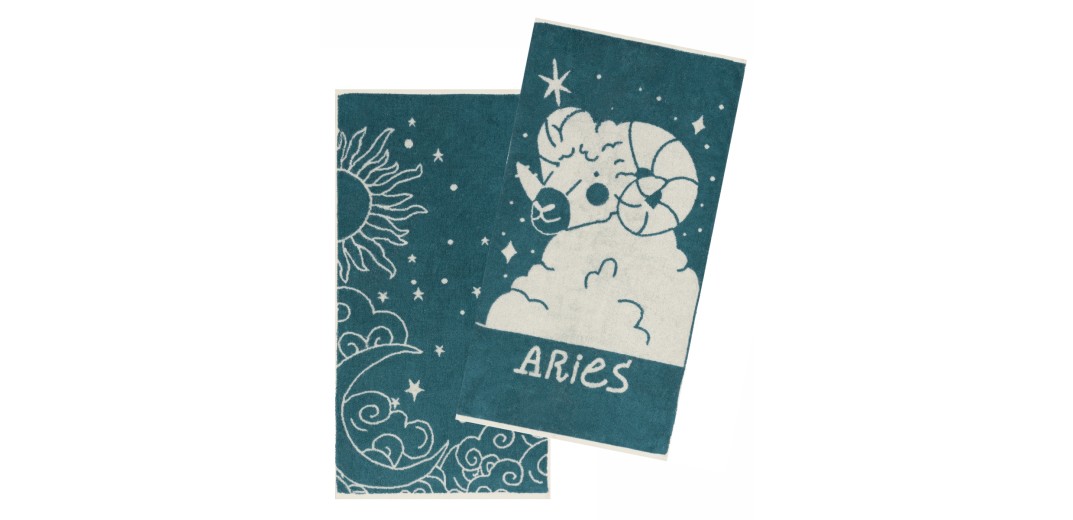 ZODIAC-ARIES ΣΕΤ 2 ΤΕΜ ΠΕΤΣΕΤΕΣ ΠΡΟΣΩΠΟΥ (50X90)