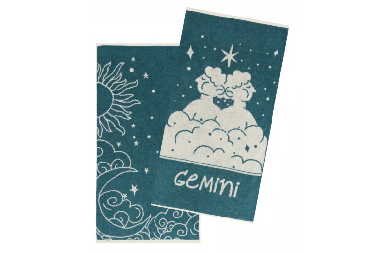 ZODIAC-GEMINI ΣΕΤ 2 ΤΕΜ ΠΕΤΣΕΤΕΣ ΠΡΟΣΩΠΟΥ (50X90)