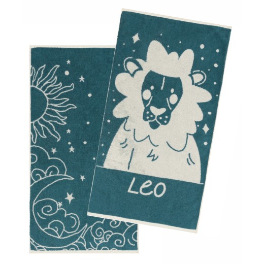 ZODIAC-LEO ΣΕΤ 2 ΤΕΜ ΠΕΤΣΕΤΕΣ ΠΡΟΣΩΠΟΥ (50X90)