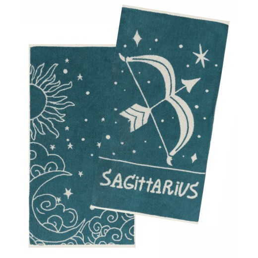 ZODIAC-SAGITARIUS ΣΕΤ 2 ΤΕΜ ΠΕΤΣΕΤΕΣ ΠΡΟΣΩΠΟΥ (50X90)