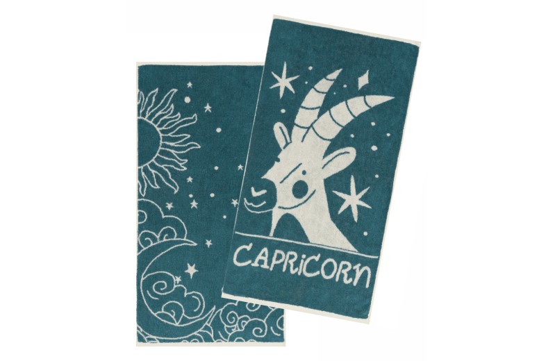 ZODIAC-CAPRICORN ΣΕΤ 2 ΤΕΜ ΠΕΤΣΕΤΕΣ ΠΡΟΣΩΠΟΥ (50X90)