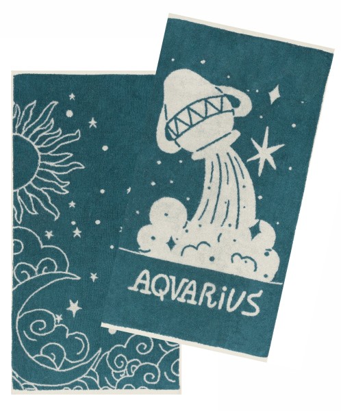 ZODIAC-AQUARIUS ΣΕΤ 2 ΤΕΜ ΠΕΤΣΕΤΕΣ ΠΡΟΣΩΠΟΥ (50X90)